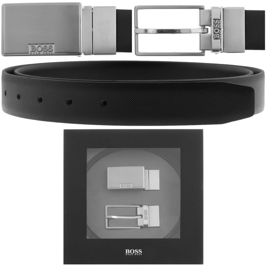 Alternative Image for ProductBOSS Ginel Double Buckle Reversible Belt Black1